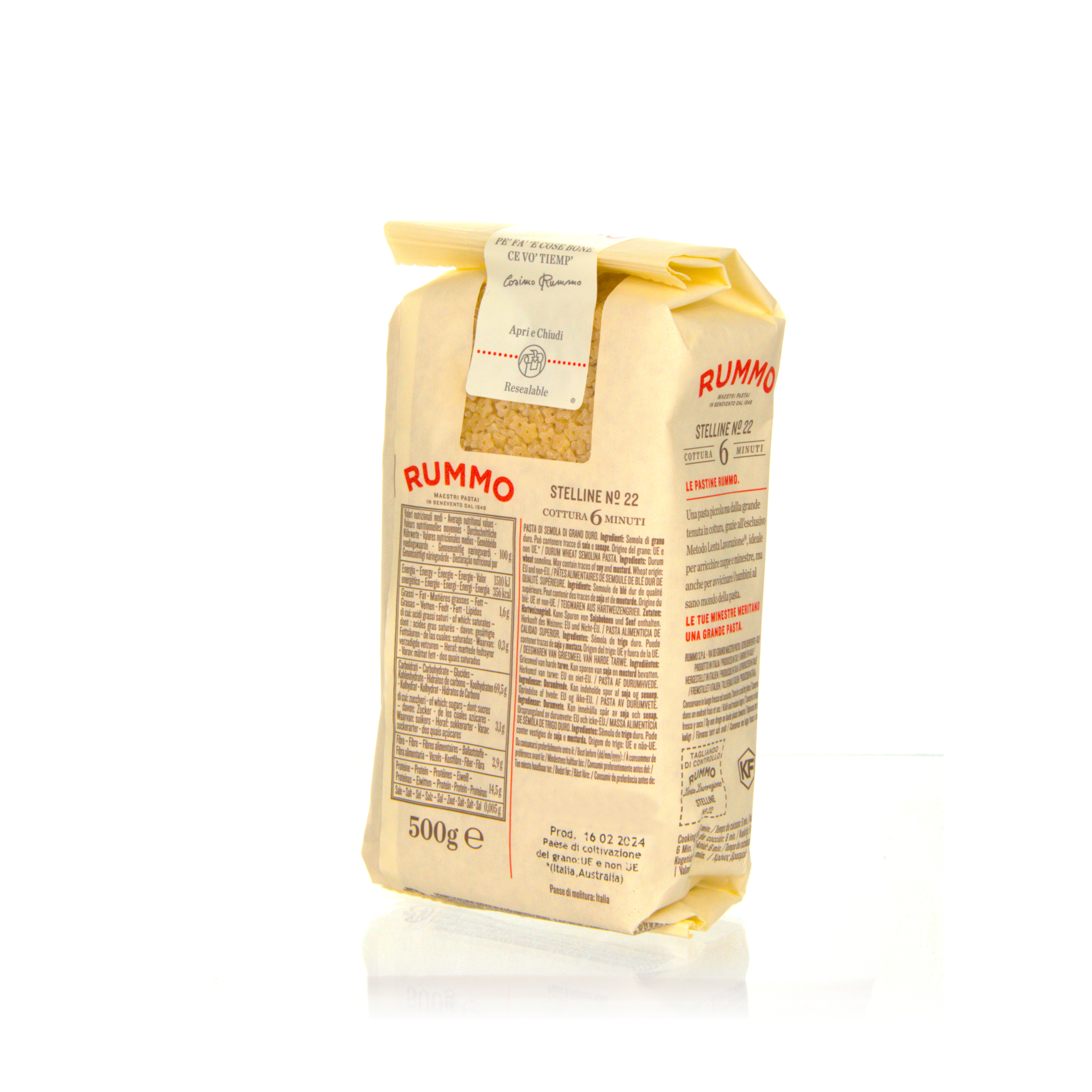 Rummo Stelline No. 22 - Pasta aus Hartweizengrieß
