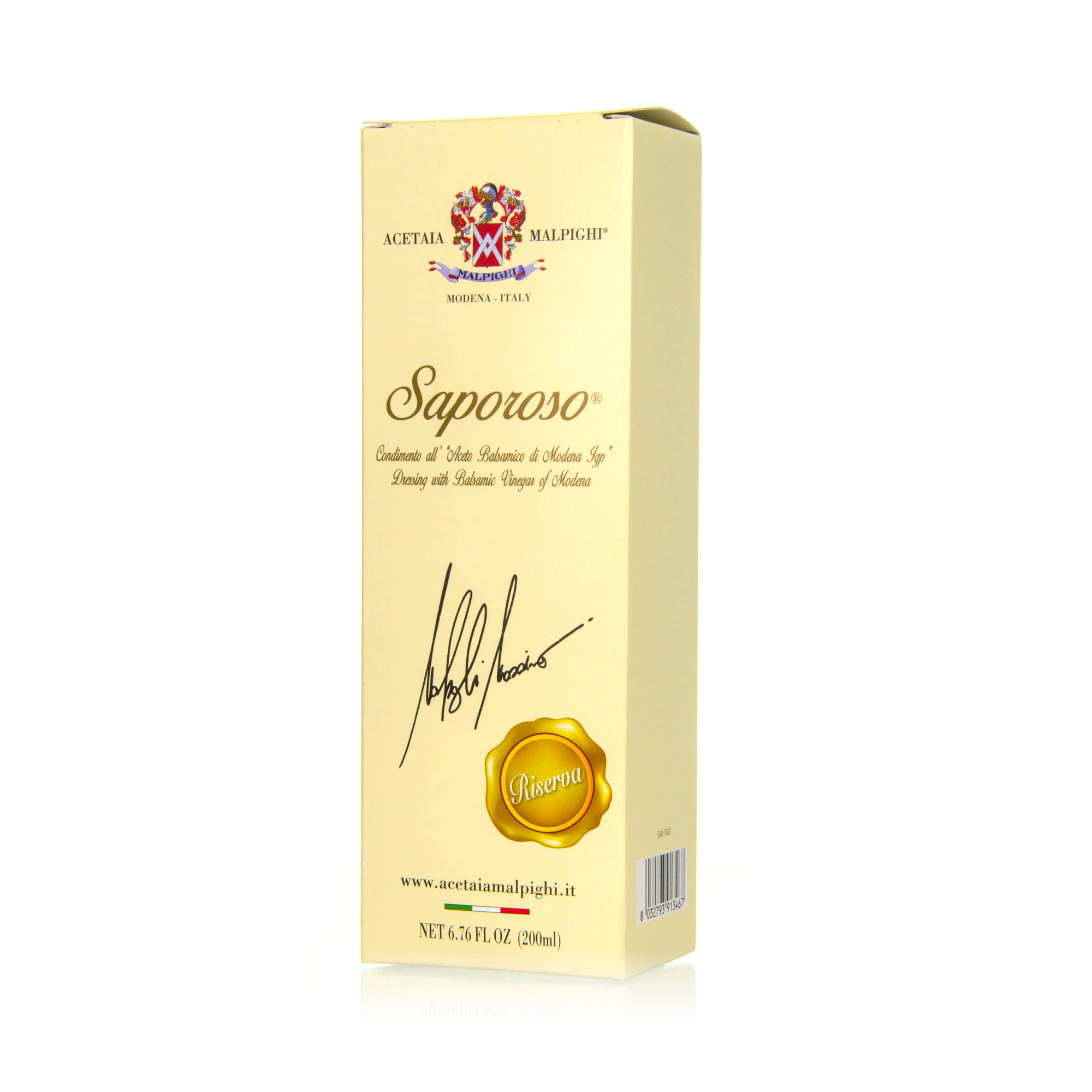 Acetaia Malpighi Saporoso Riserva Condimento all´ Aceto Balsamico 200ml