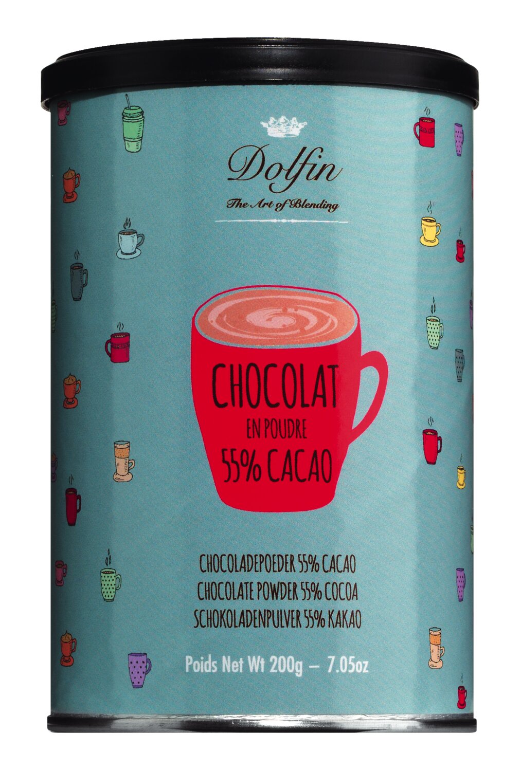 Dolfin Trinkschokolade - Kakaopulver mit 55% Kakao