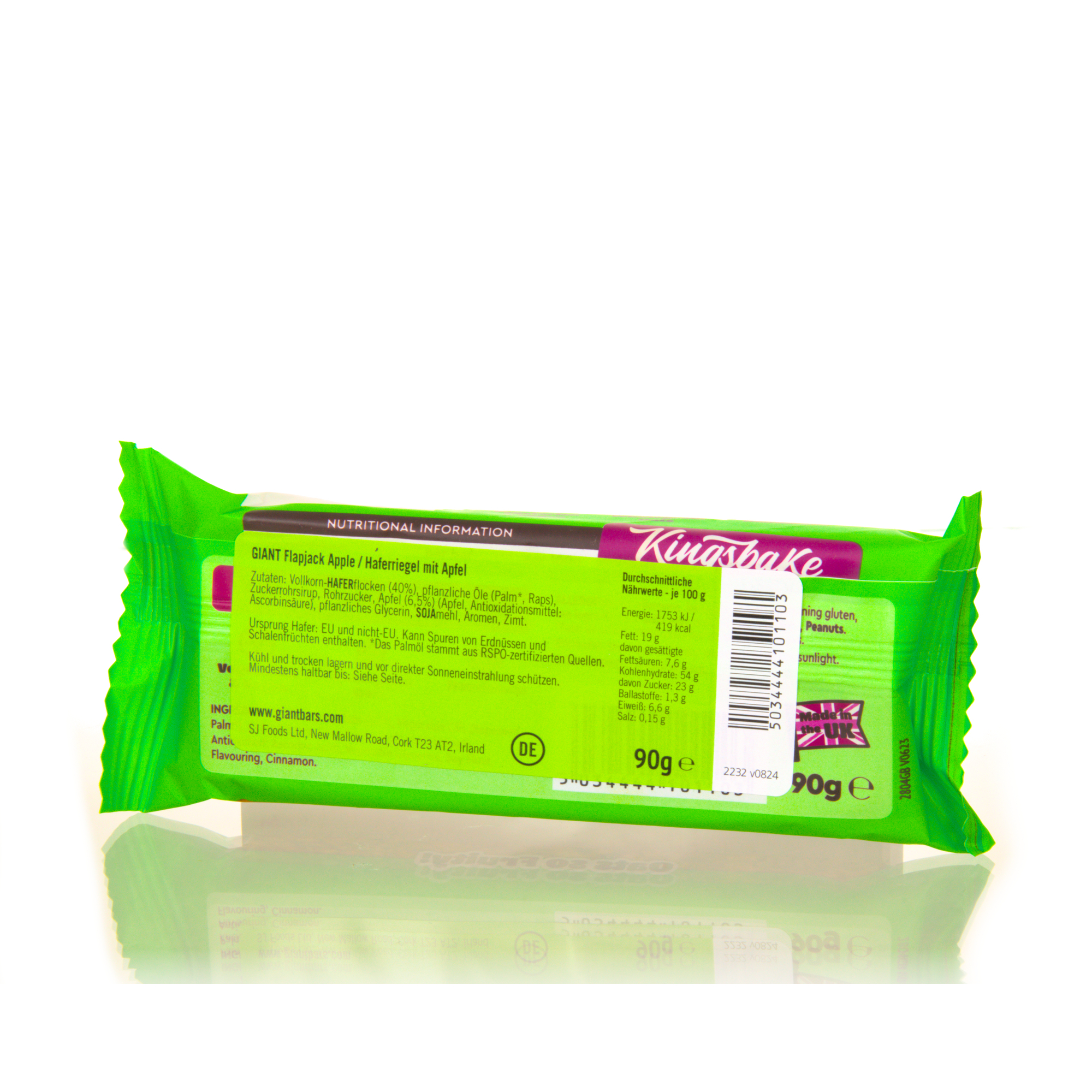GIANT BAR Apple Flapjack - Haferriegel mit Apfel