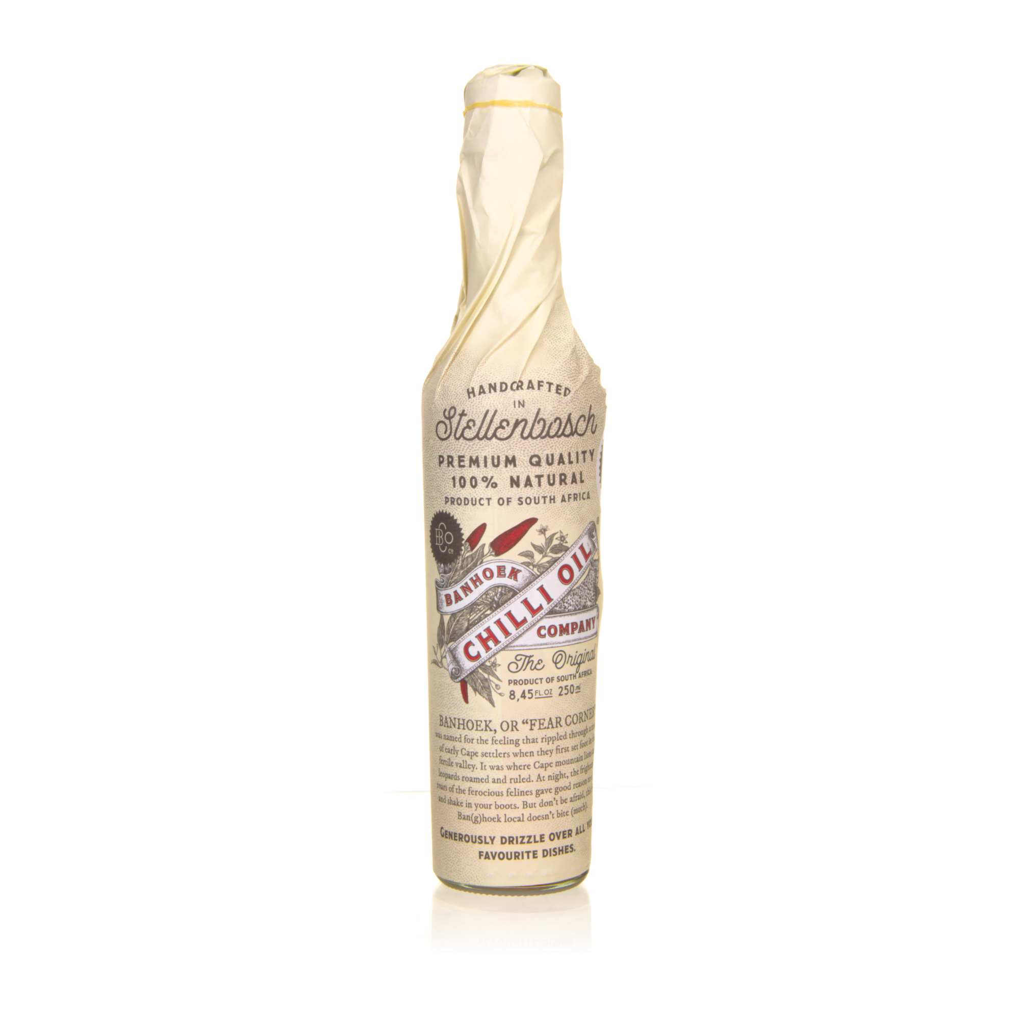 Banhoek Chilli Oil Company - Südafrikanisches Chiliöl mit Bird’s Eye Chilis