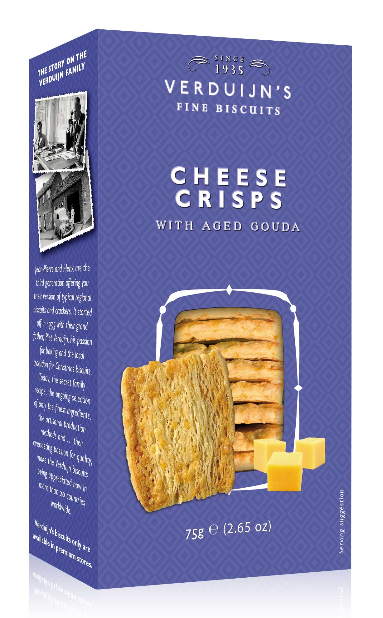 Verduijn´s Crispy Käsegebäck mit altem Gouda