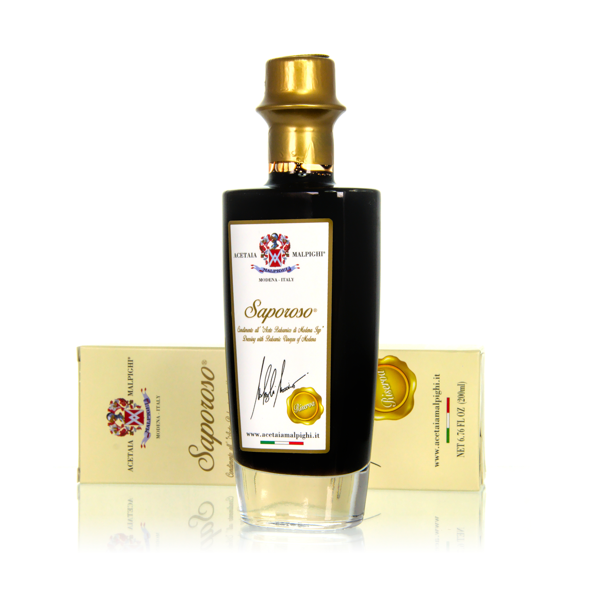 Acetaia Malpighi Saporoso Riserva Condimento all´ Aceto Balsamico 200ml