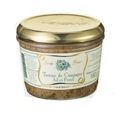 Beauharnais Landterrine mit Knoblauch und Petersilie