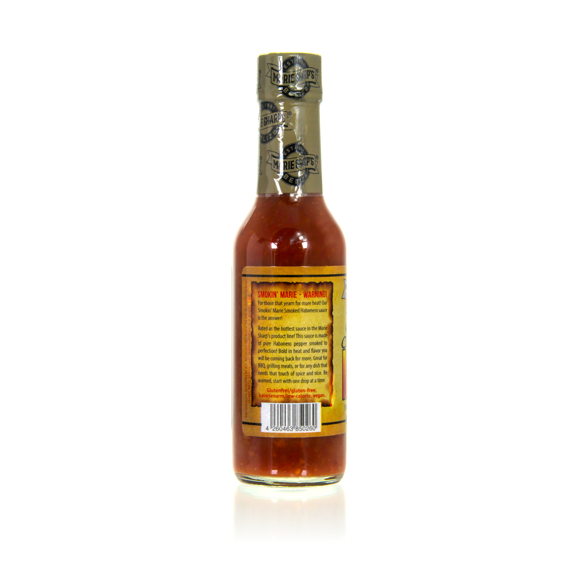 Marie Sharp`s Smokin Marie - rauchige Habanero Chili Sauce