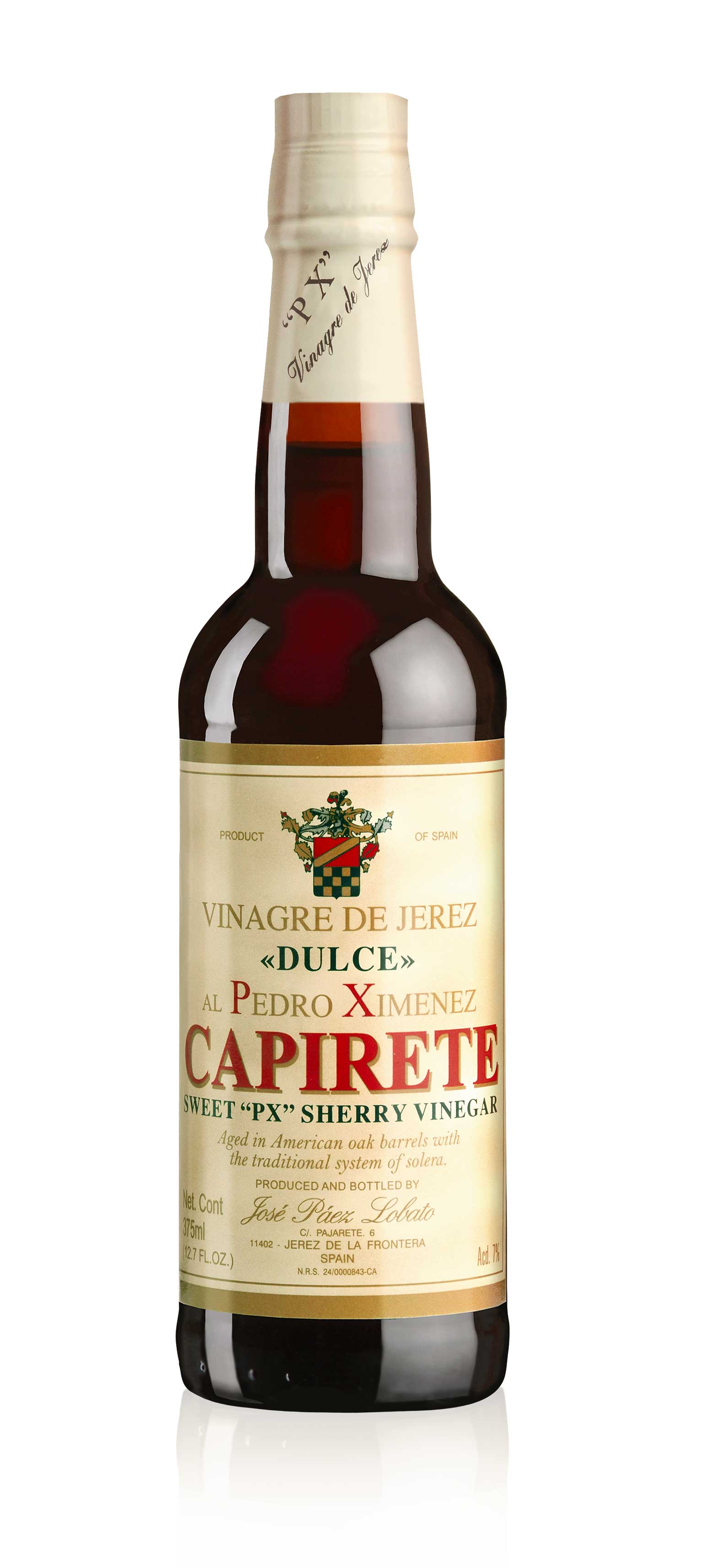 José Páez Lobato Capirete Sweet "PX" Sherry Essig