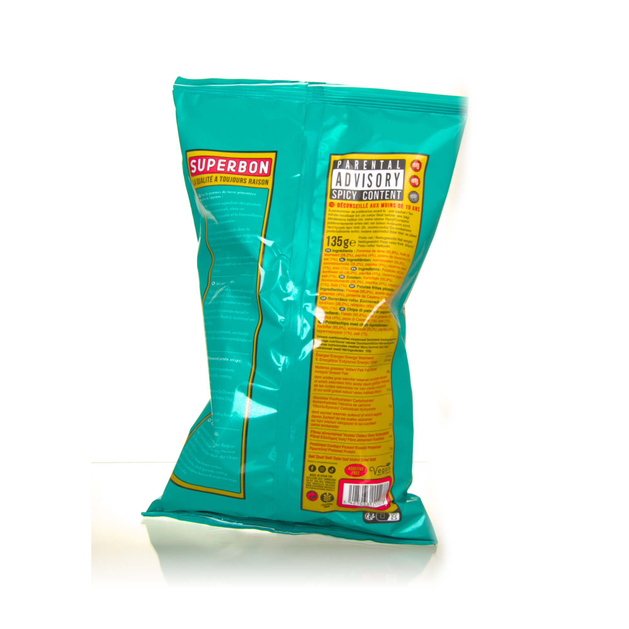 Superbon Chips de Madrid Pimento - Kartoffelchips mit Chili