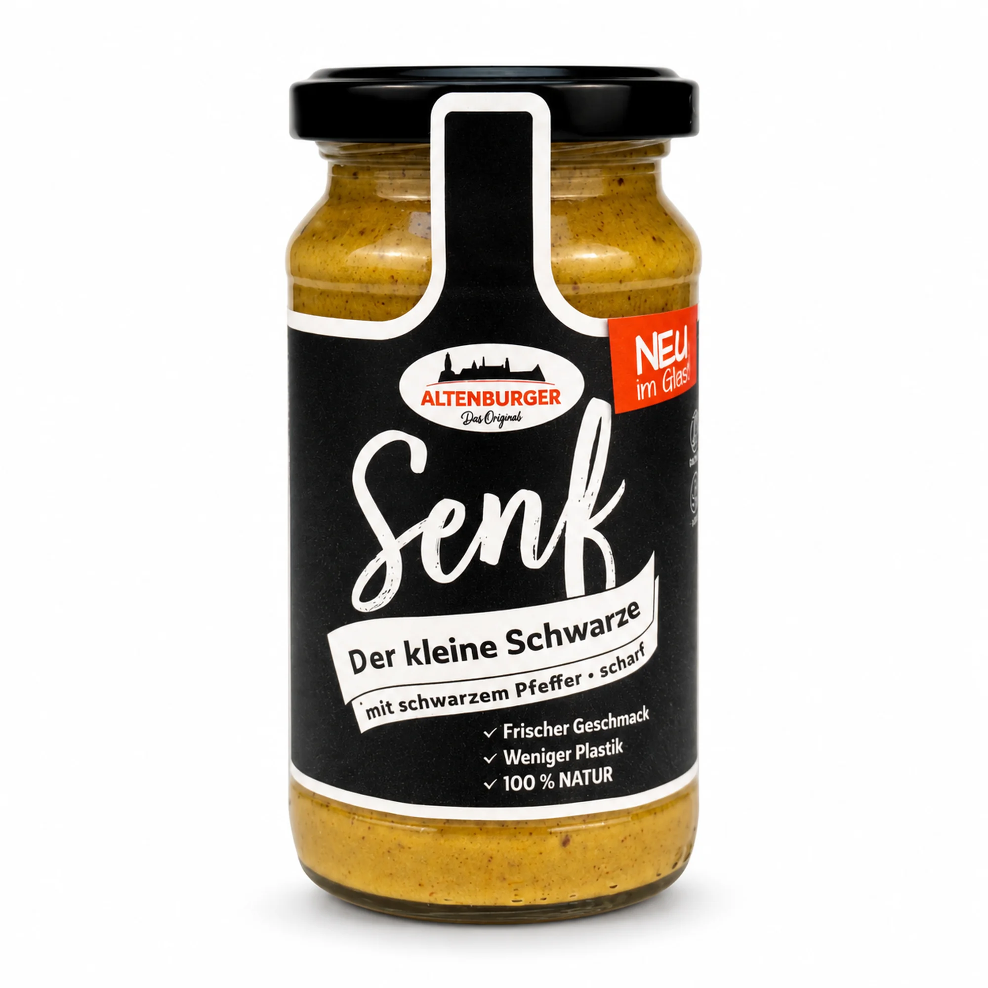 Altenburger Pfeffer Senf - Der kleine Schwarze