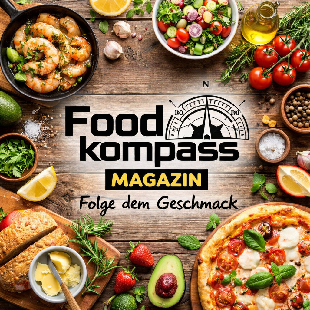 Food Magazin von Food Kompass im Aufbau