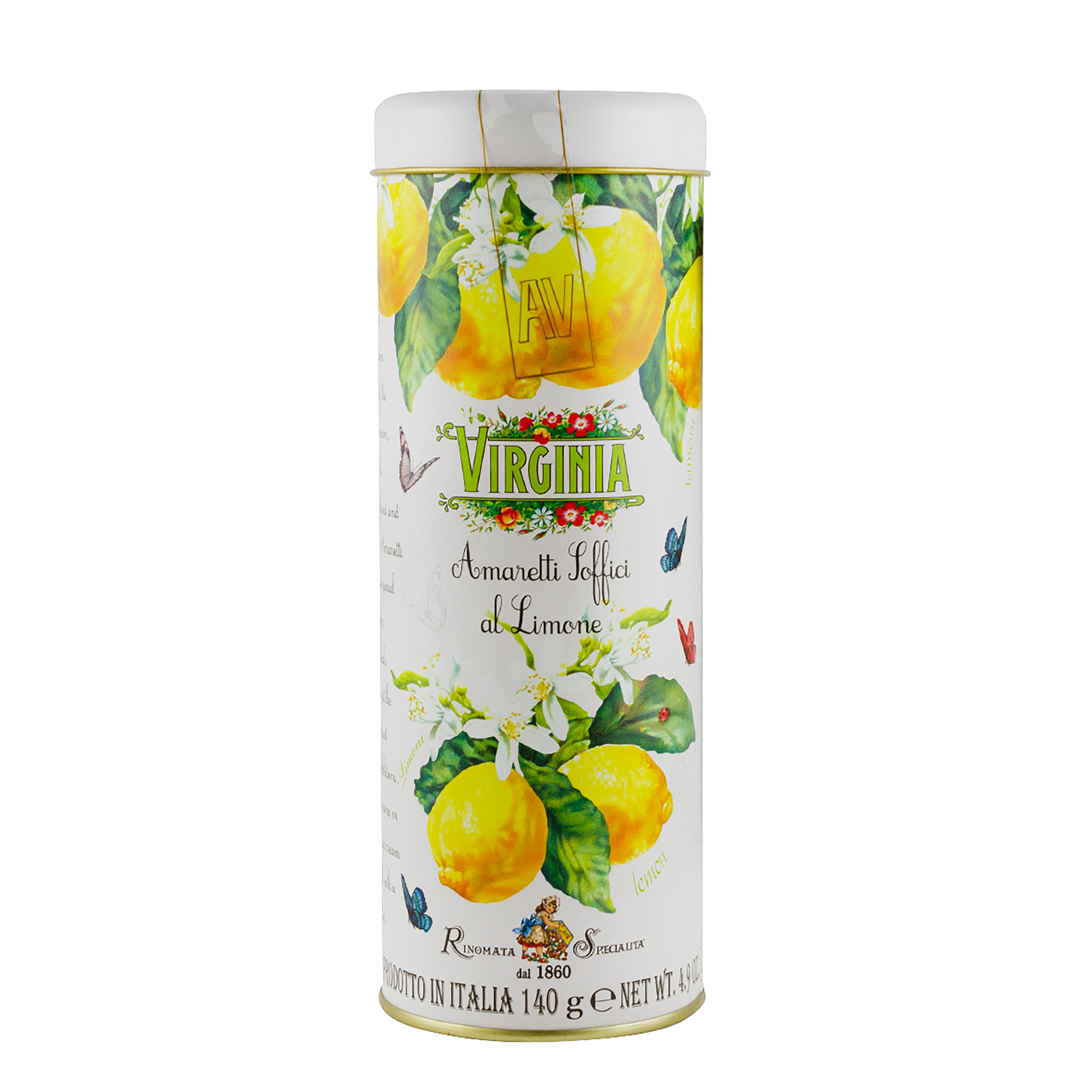 Amaretti Virginia Soft Amaretti Zitrone in Metalldose