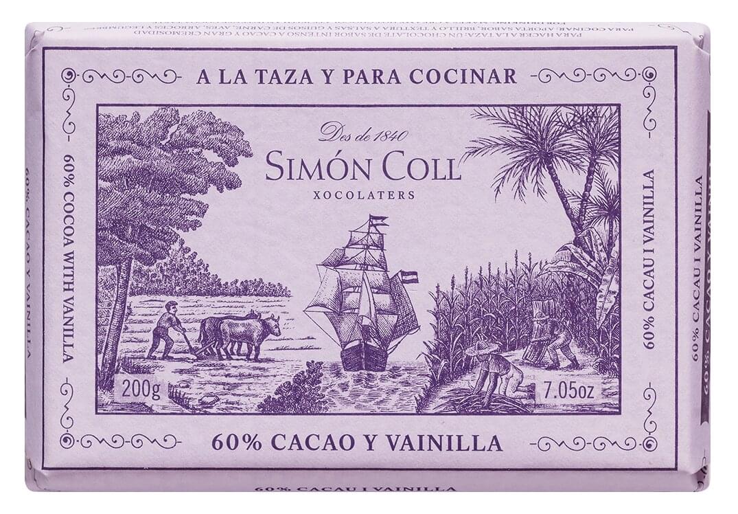 Simon Coll  Zartbittere Trinkschokolade mit Vanille