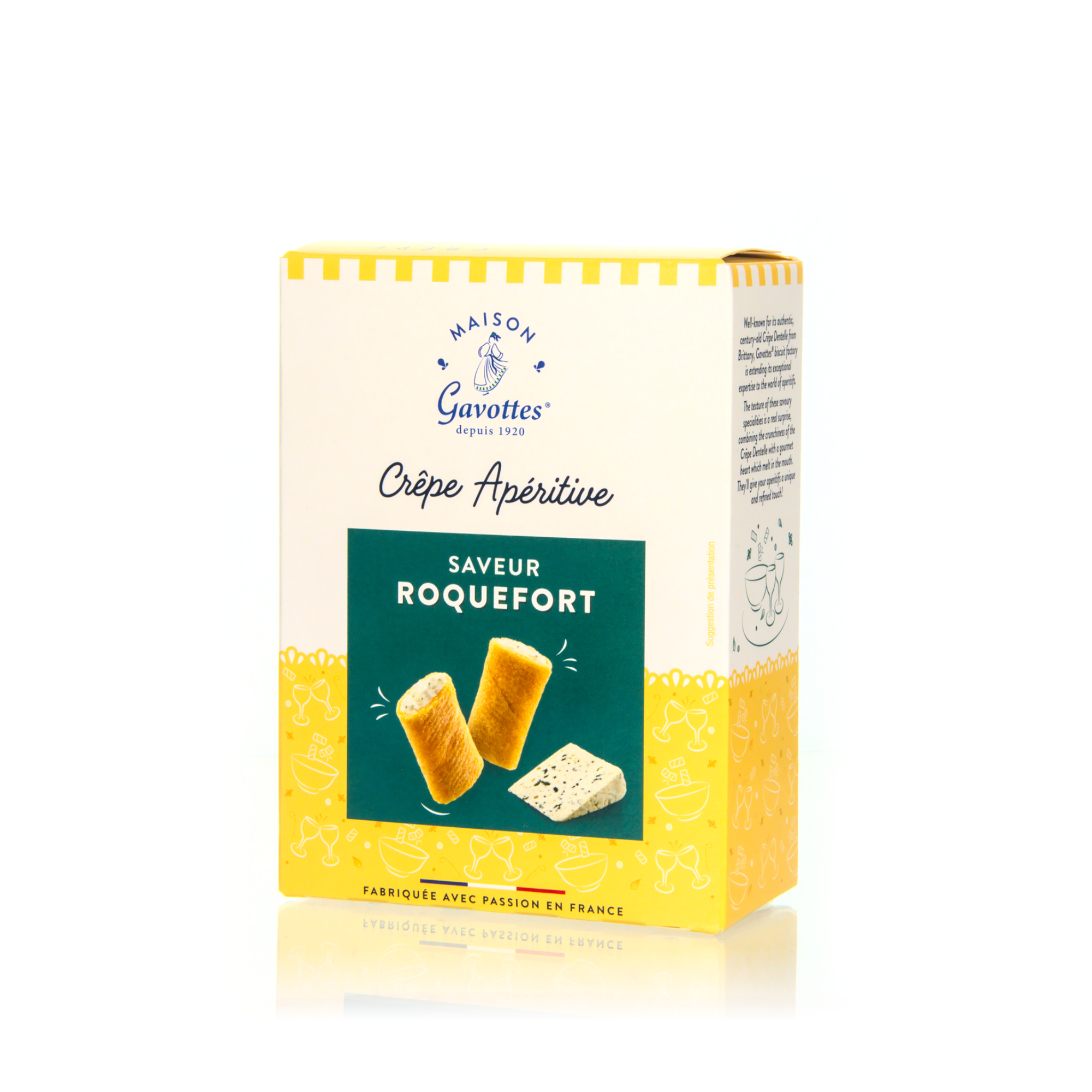 Maison Gavottes Crêpe Aperitive - Creperolles mit Roquefort Cremefüllung