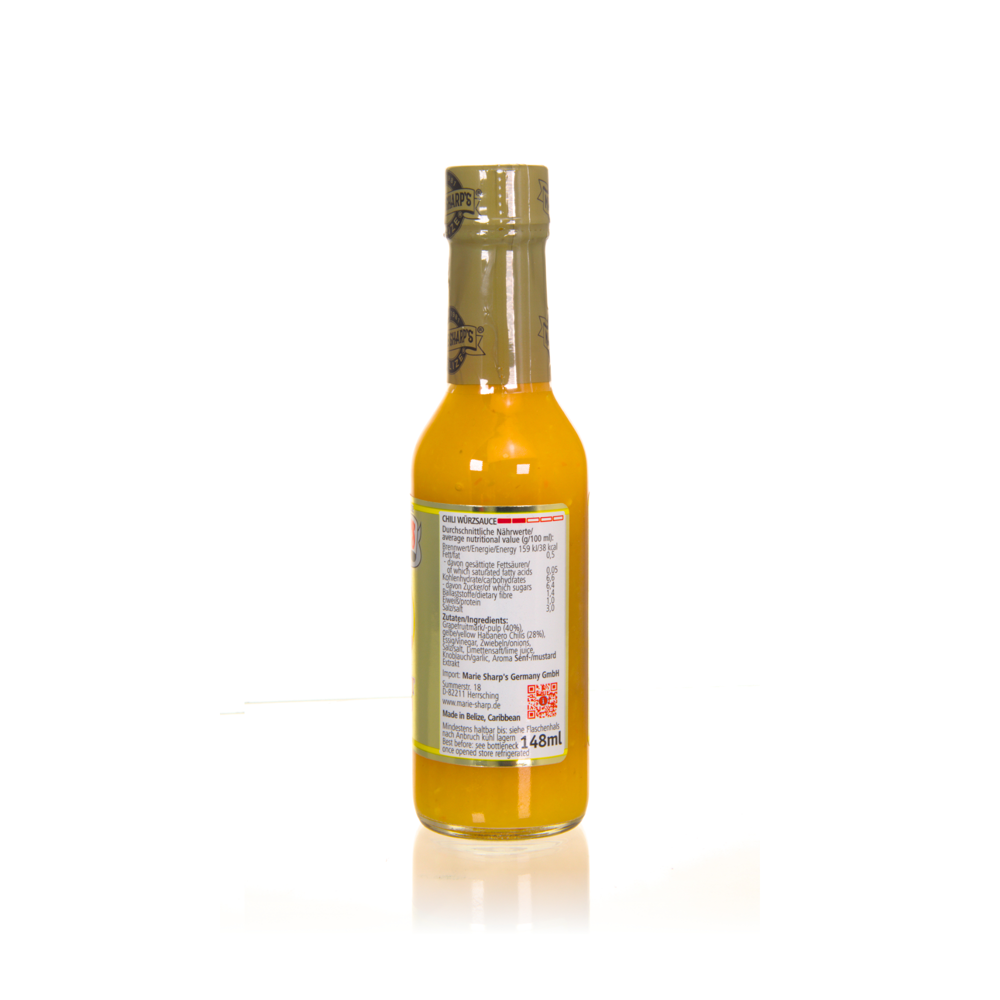 Marie Sharp`s Orange Habanero Pepper Sauce