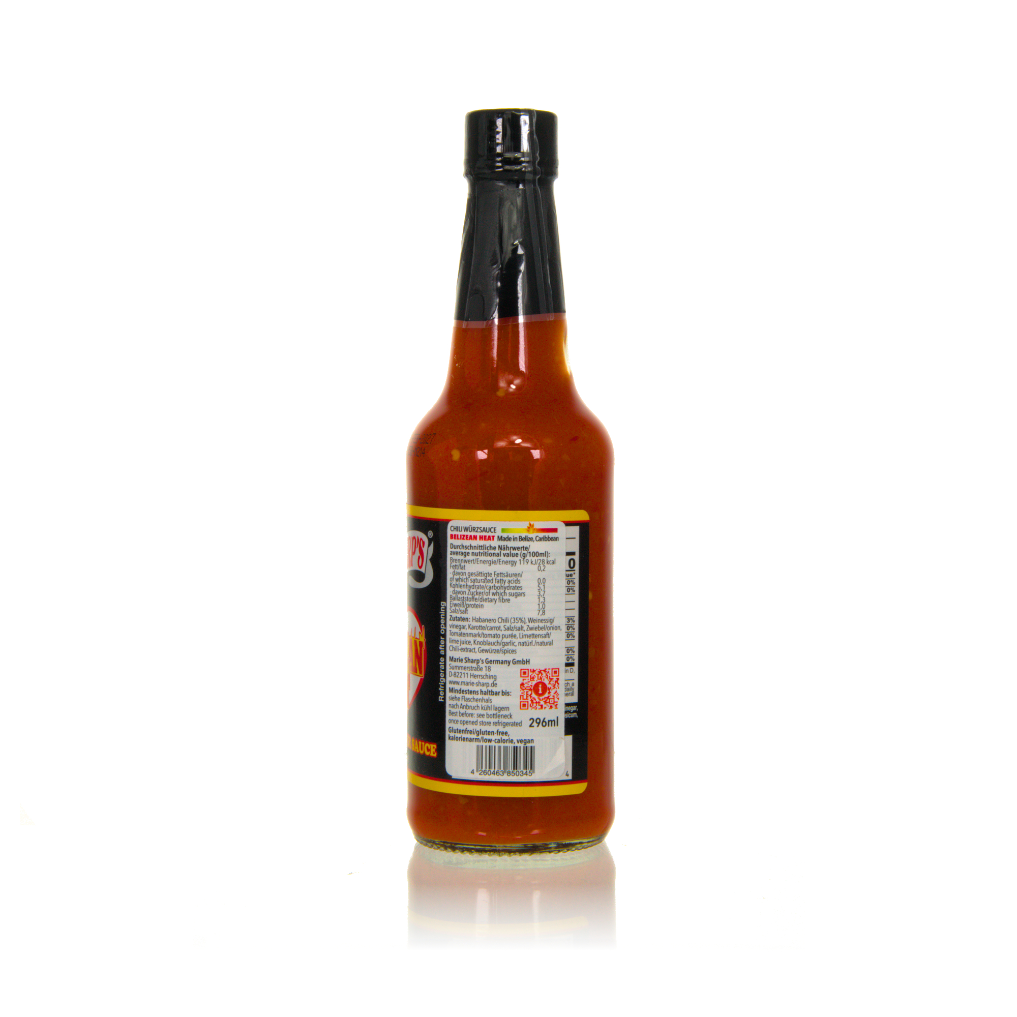 Marie Sharp`s Belizean Heat Habanero Pepper Sauce 296ml