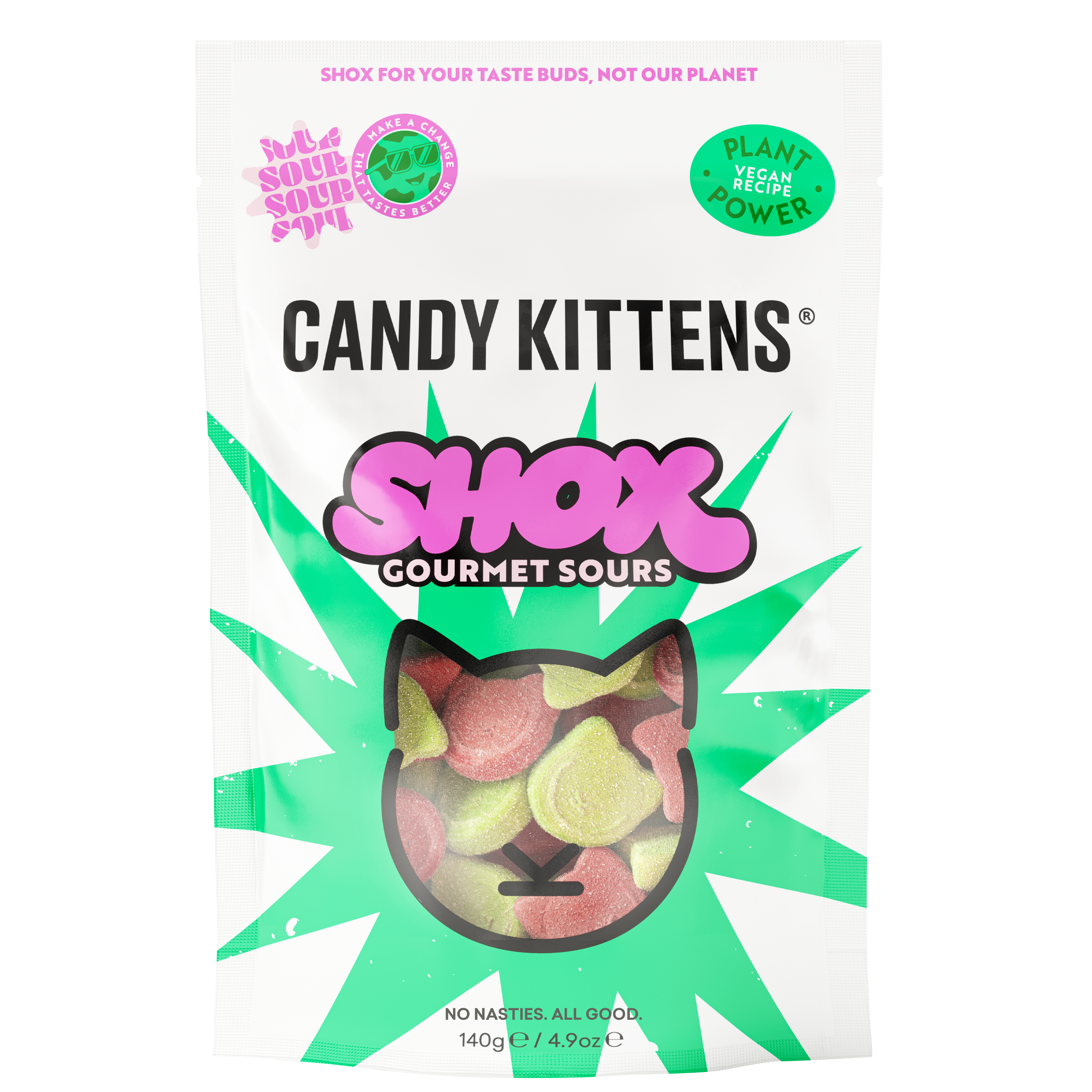 Candy Kittens vegane Fruchtgummi Shox