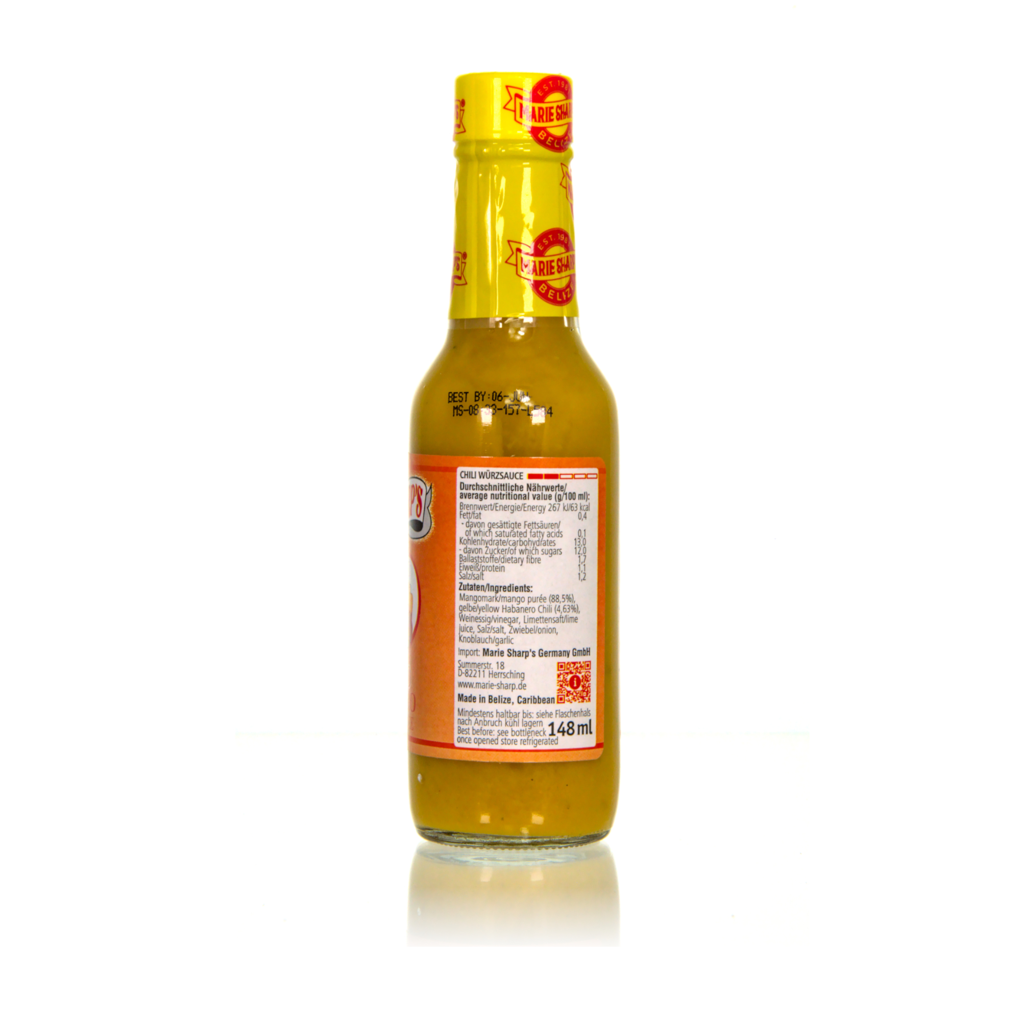 Marie Sharp`s Mango Habanero Pepper Sauce