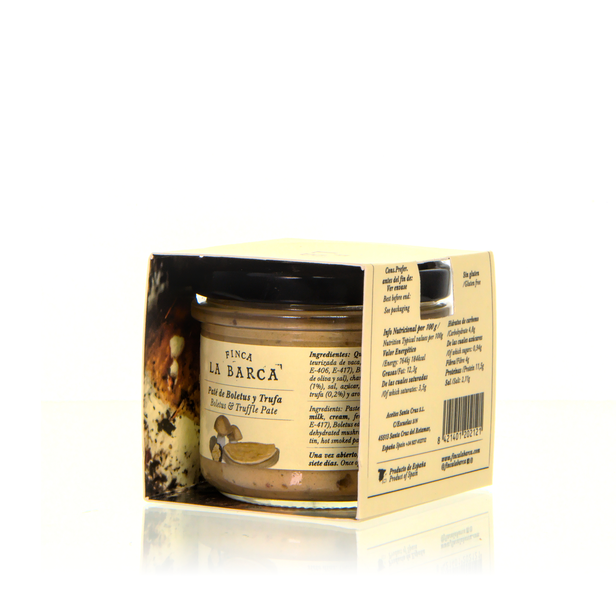 Finca La Barca Paté mit Steinpilzen und Trüffel