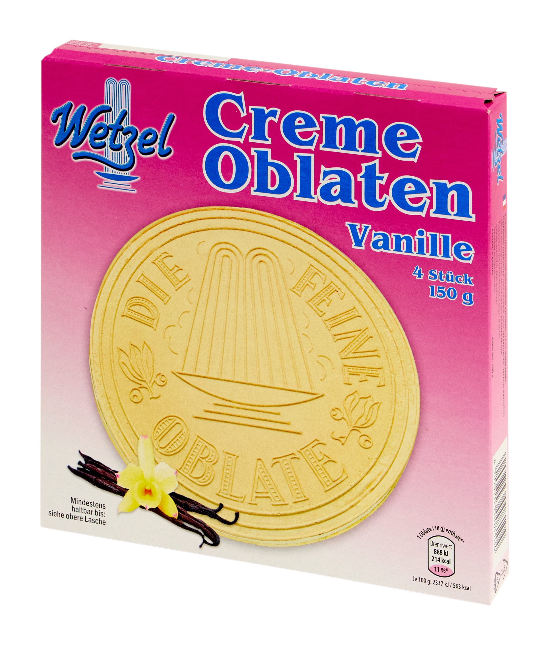 Wetzel Creme Oblaten Vanille