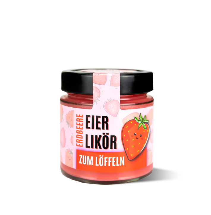 Altenburger Eierlikör zum Löffeln Erdbeere