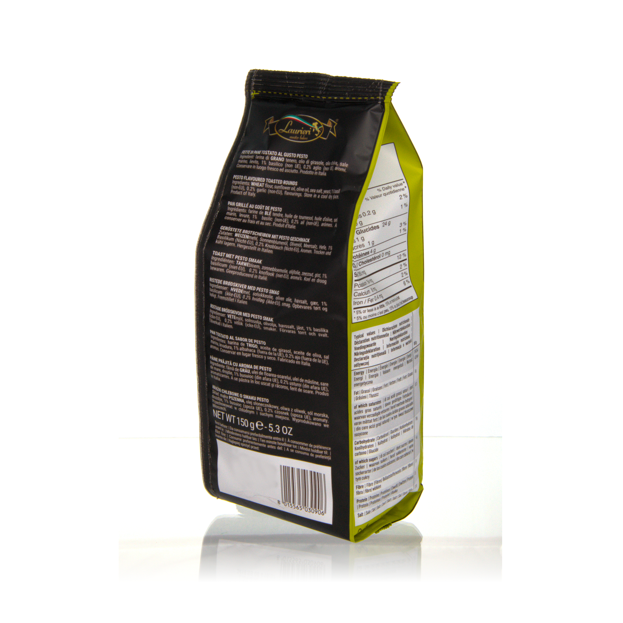 Laurieri Bruschette al gusto pesto - Brotchips mit Pesto
