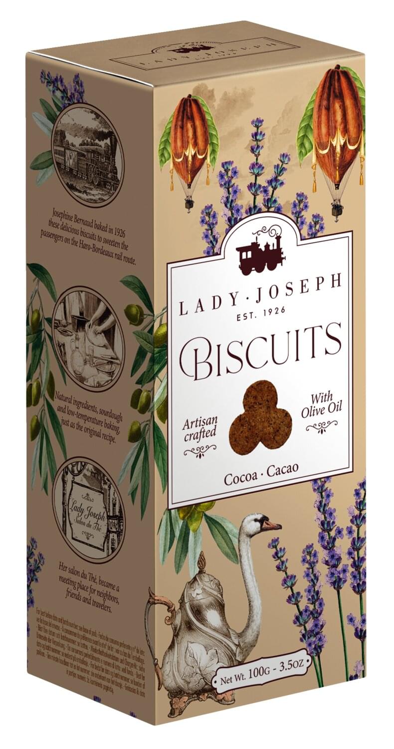 Lady Joseph Cocoa Biscuit Schokoladenkeks mit Olivenöl