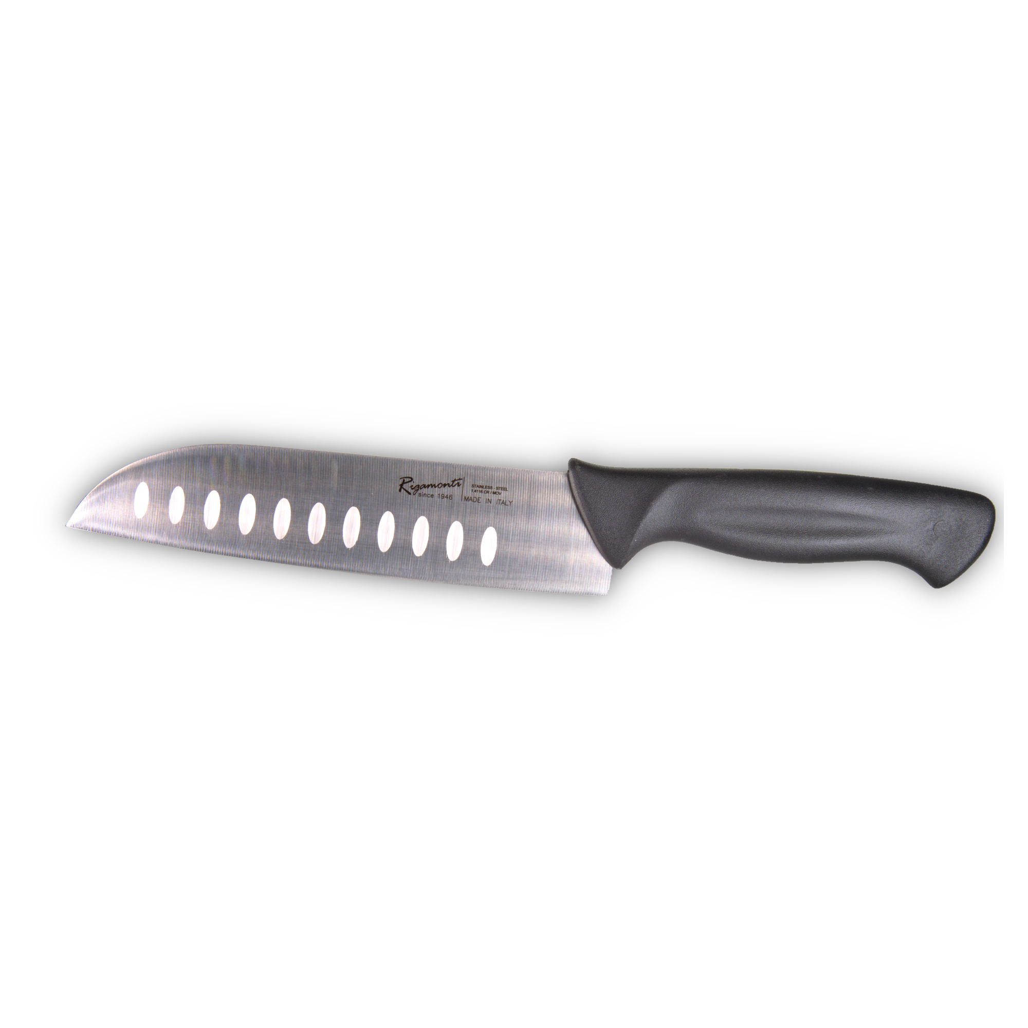 Rigamonti Rigamonti Santokumesser mit Kullenschliff Art. 1185 / 18 cm