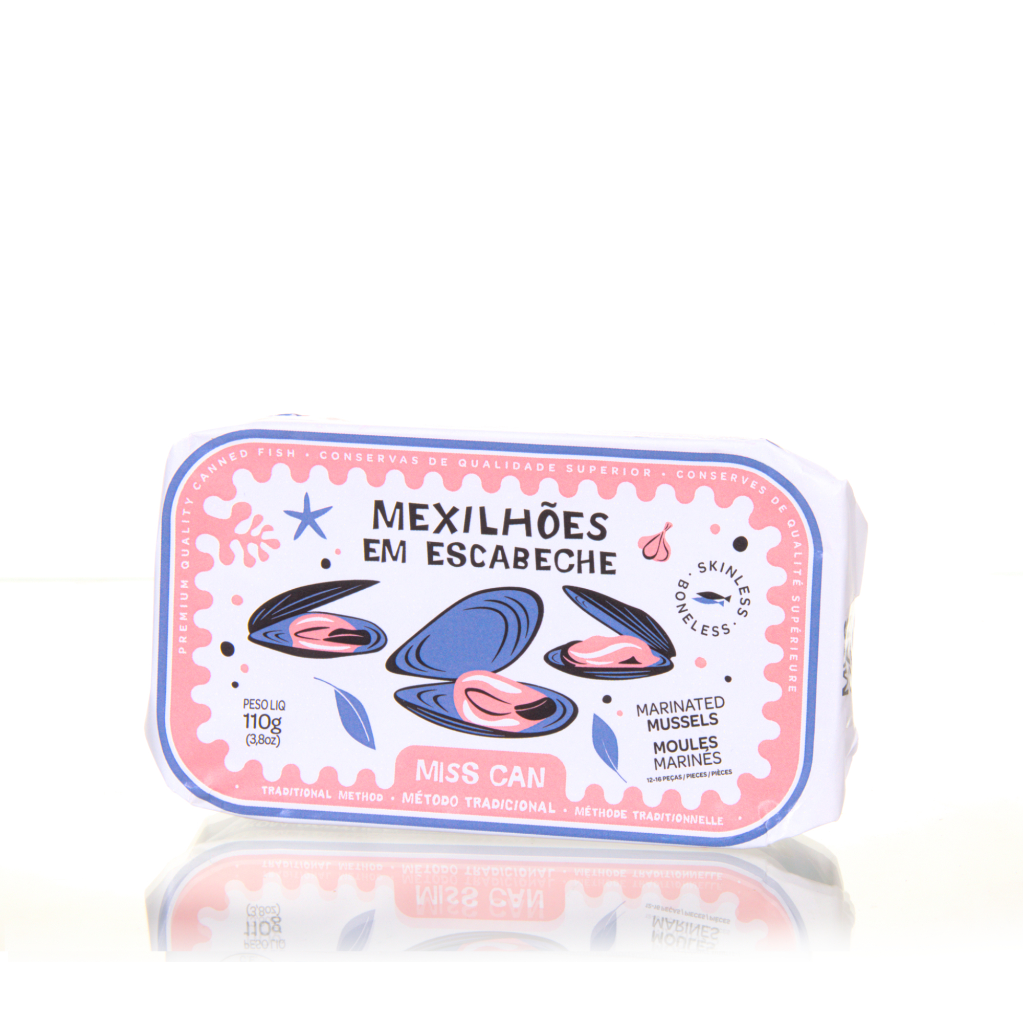 Miss Can Mexilhões em escabeche - Miesmuscheln in Escabeche Sauce