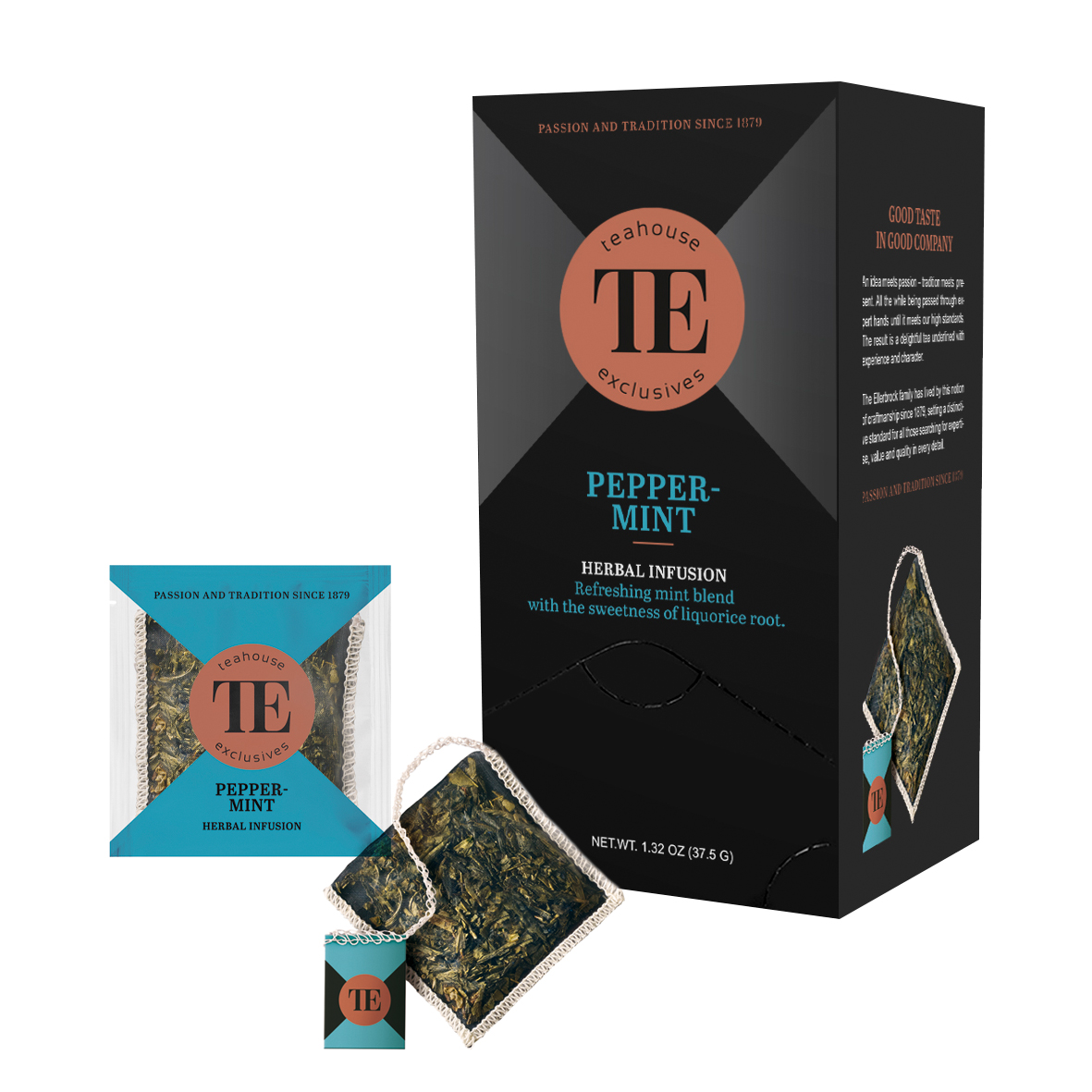 Teahouse Exclusives Peppermint - Tee Minzmischung mit Süßholzwurzel