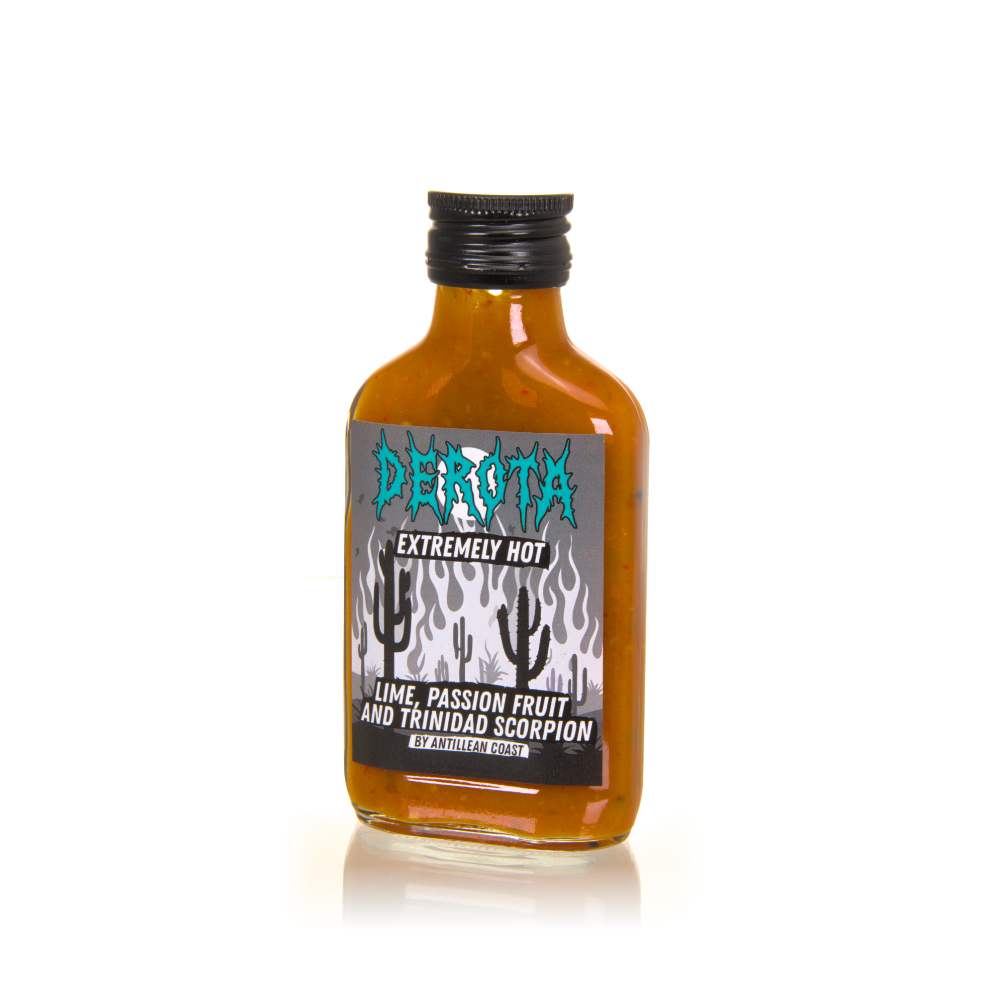Antillean Coast Derota - Lime, Passion Fruit & Trinidad Scorpion Extremly Hot Sauce