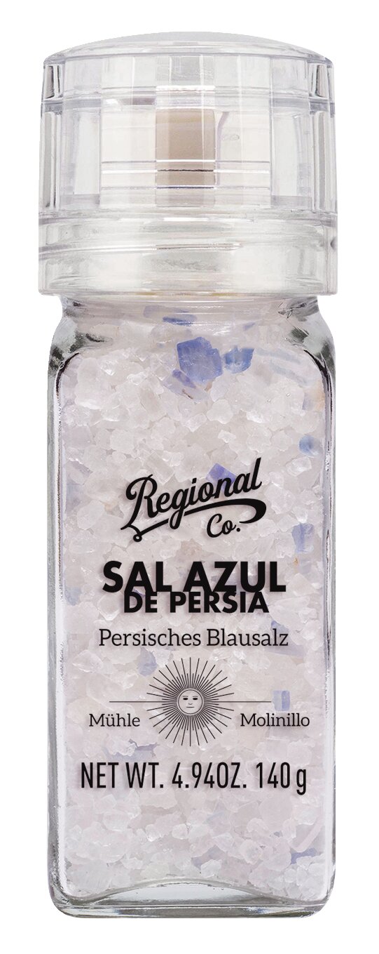 Regional Co. Sal azul de Persia - Persisches blaues Salz in der Mühle