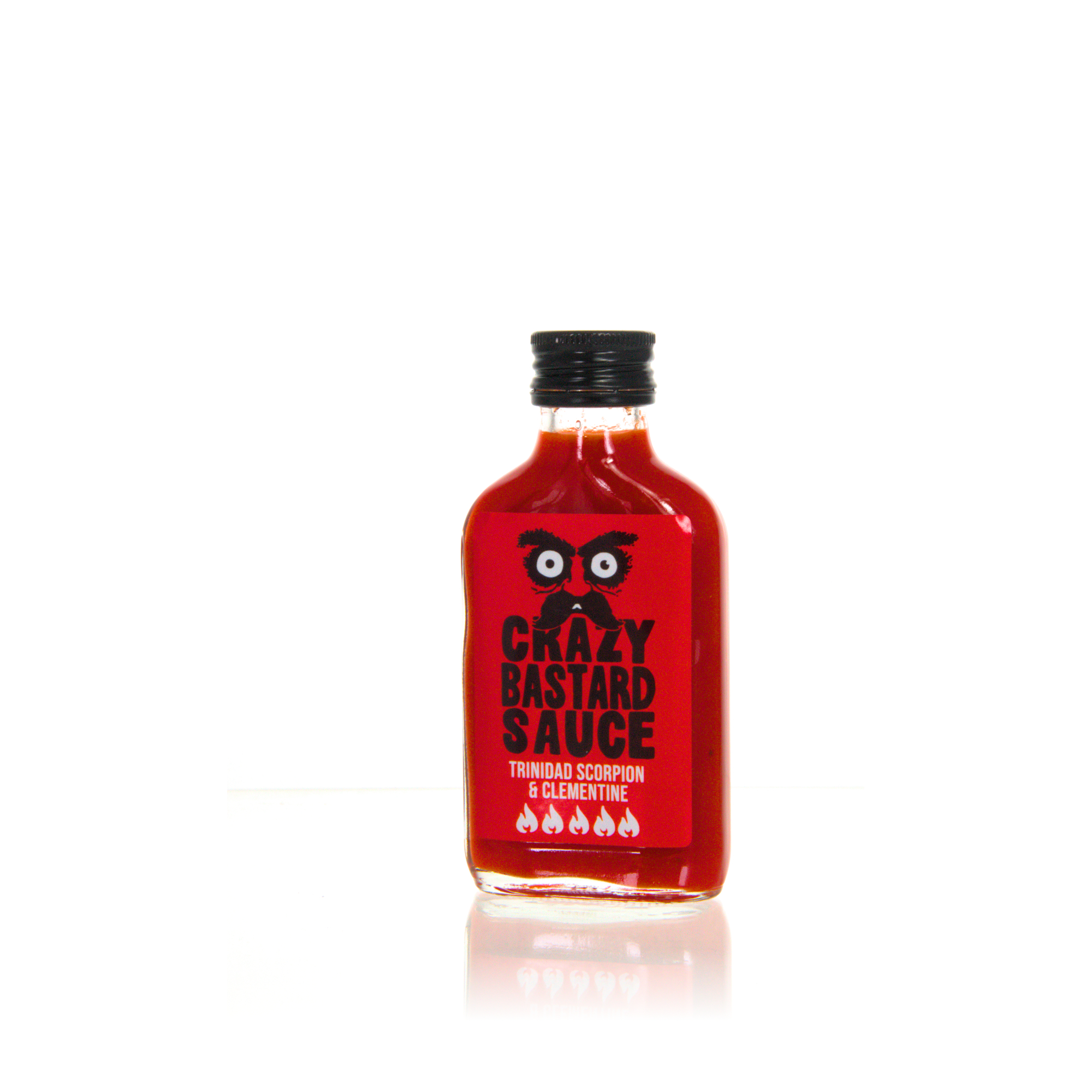 Crazy Bastard Hot Sauce - Trinidad Scorpion & Clementine