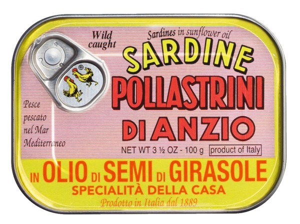 Pollastrini Sardinen in Sonnenblumenöl