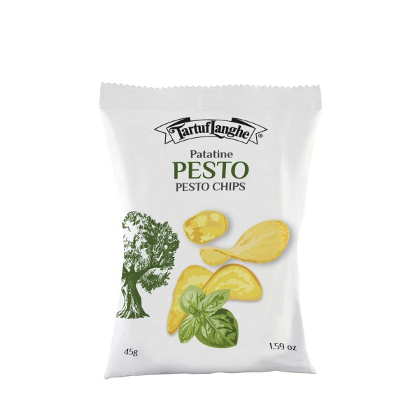 Tartuflanghe Kartoffelchips mit Pesto