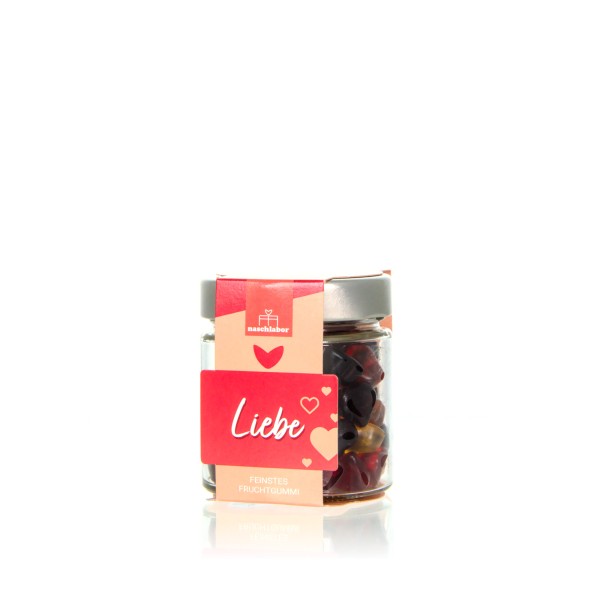 Naschlabor Fruchtgummi Liebe Geschenkglas 120g