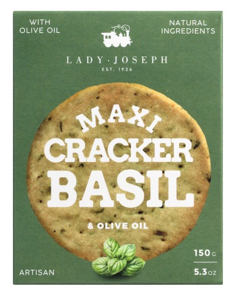 Lady Joseph Maxi Cracker Basil mit Basilikum und Olivenöl