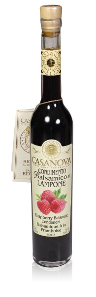 Casanova Condimento Balsamico al Lampone - Balsamico Condiment (5 Jahre) mit Himbeer