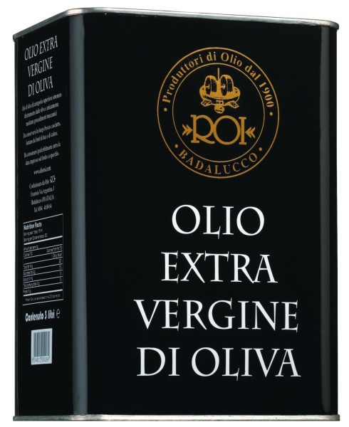 Olio Roi Monocultivar Taggiasca - Natives Olivenöl extra aus Ligurien 3000ml