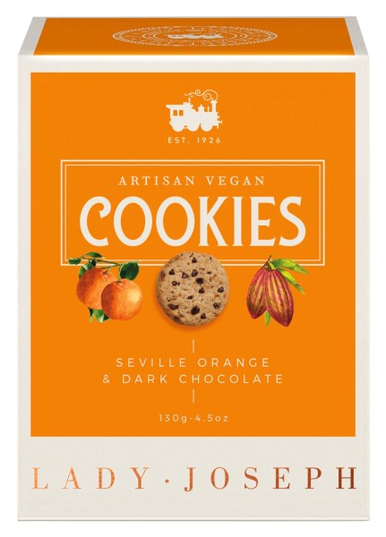 Lady Joseph Cookies - Gebäck mit Orange und dunkler Schokolade vegan