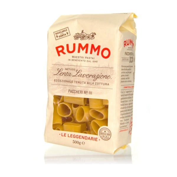 Rummo Paccheri No. 111 - Pasta aus Hartweizengrieß