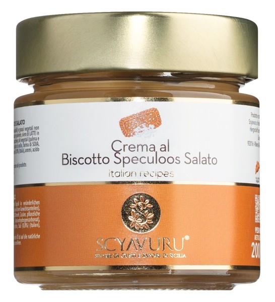 Scyavuru Crema al Biscotto Speculoos Salato - süße Spekulatiuscreme mit Salz