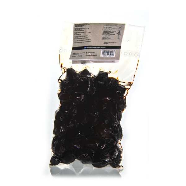 Lakani by Paraga getrocknete schwarze Oliven aus Griechenland Rhodos 220g